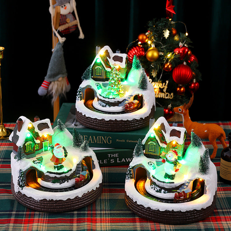 Illuminated Christmas village figure Kalsten