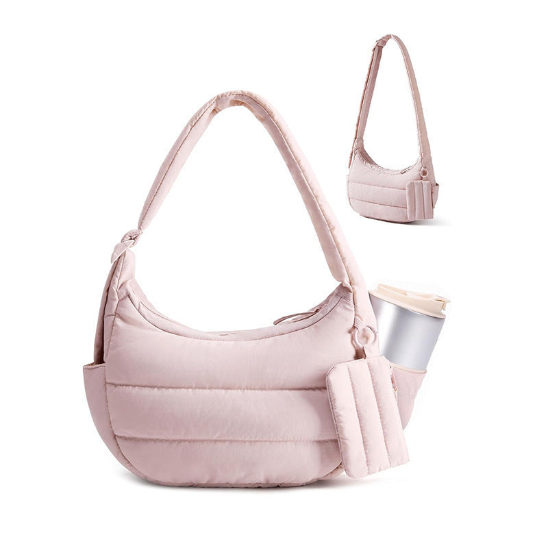 Practical shoulder bag with insulating properties and drink compartment Kalsten