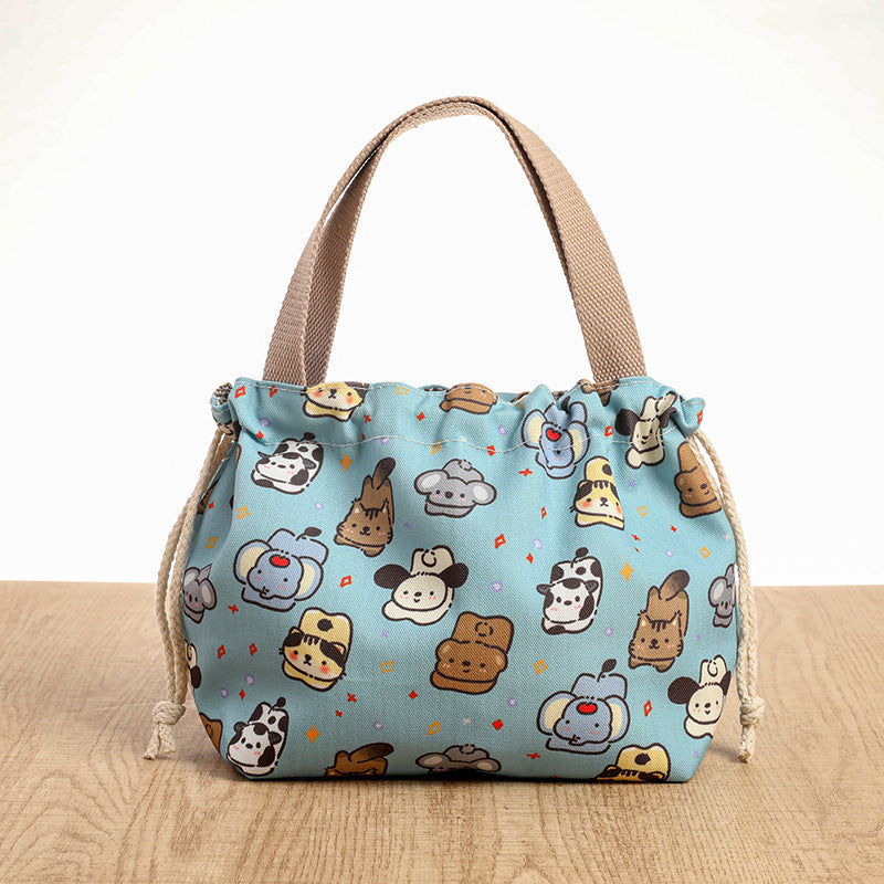 Drawstring Cat-Themed Storage Bag Kalsten