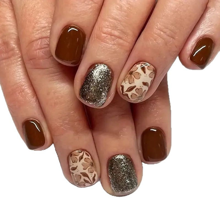 Elegant Botanical Nail Art Set Kalsten