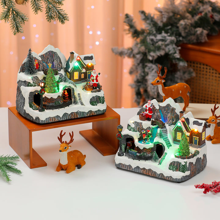 LED Illuminated Christmas Village Decoration Kalsten