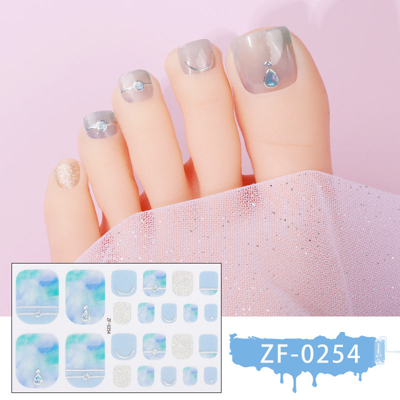 Artistic Toe Nail Wraps
