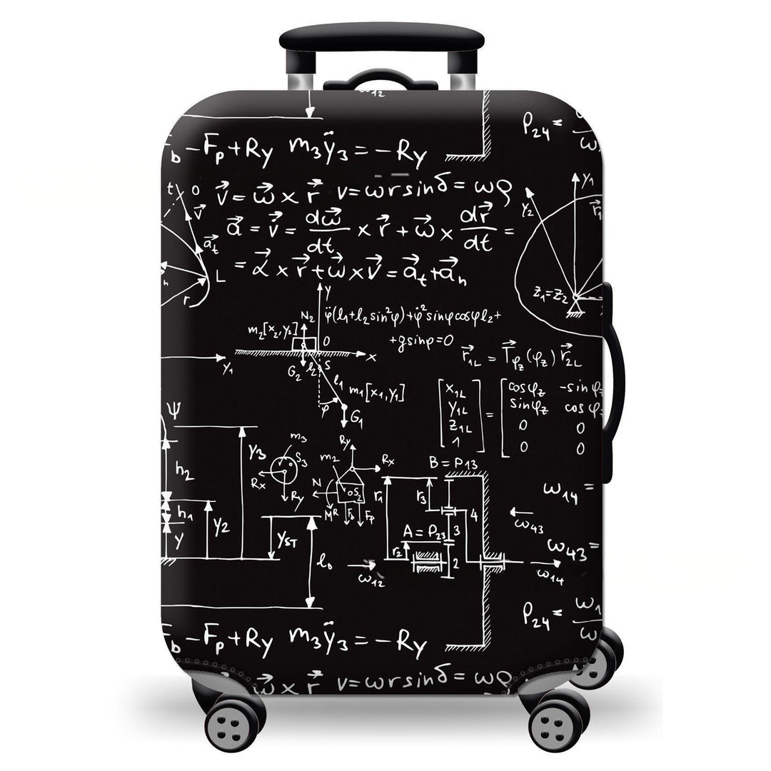 Unisex hard-shell suitcase with playful cat design Kalsten