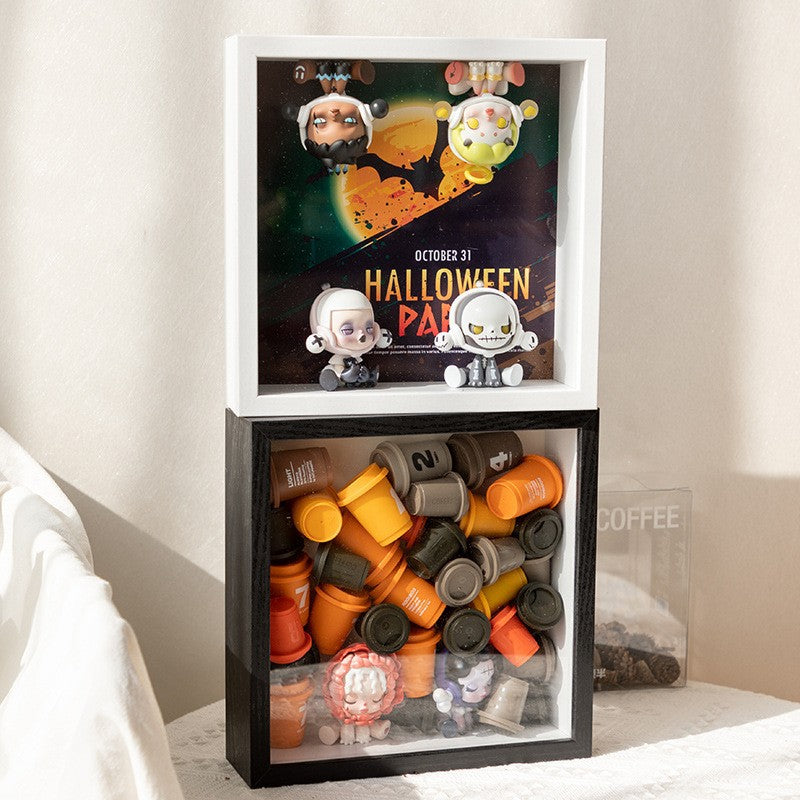 Vintage Floral Shadow Box Frame