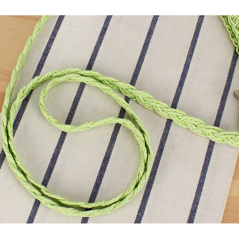 Shoulder bag made of natural woven material with stylish design Kalsten
