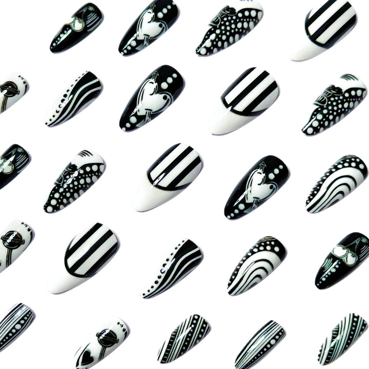Artistic Pointed Nail Art Kalsten