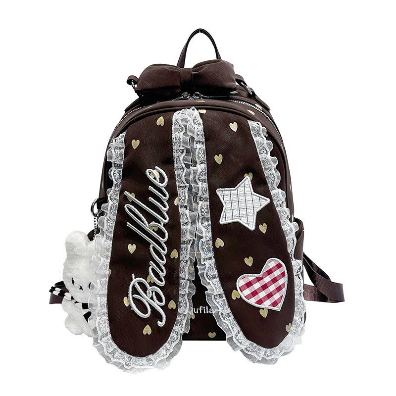 Decorative Bunny-Ear Mini Backpack Kalsten