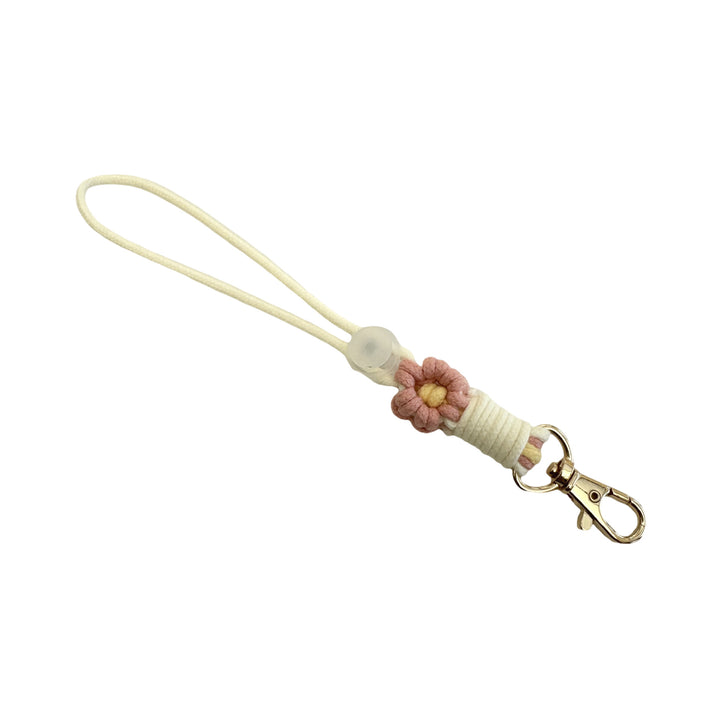 Floral Macrame Keychain Holder Kalsten