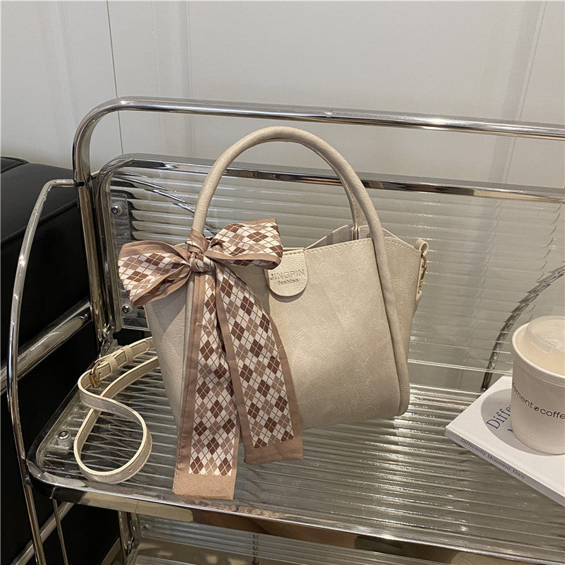 Elegant Bow Accent Handbag Kalsten