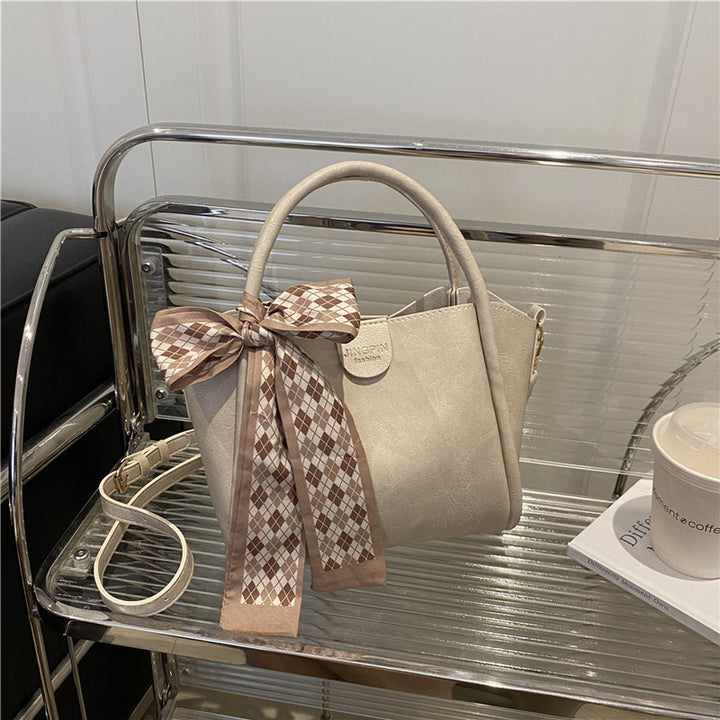 Elegant Bow Accent Handbag Kalsten