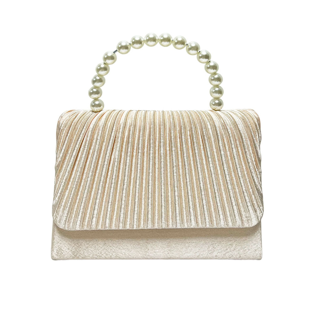 Pleated Elegant Evening Handbag