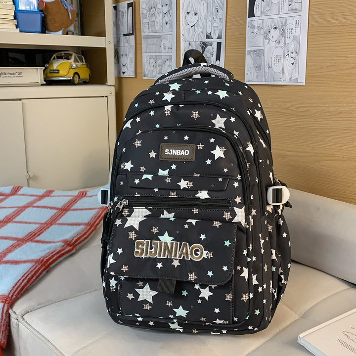 Cute Star-Embellished Everyday Backpack Kalsten