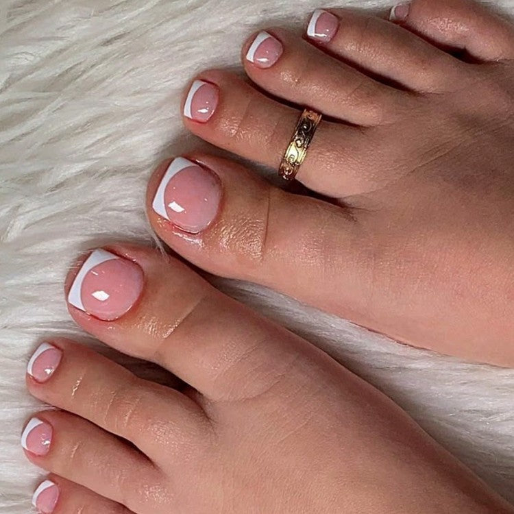 French Tip Gel Nail Art Kalsten