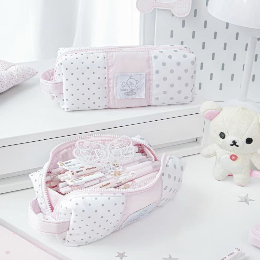 Cute Polka Dot Pencil Case