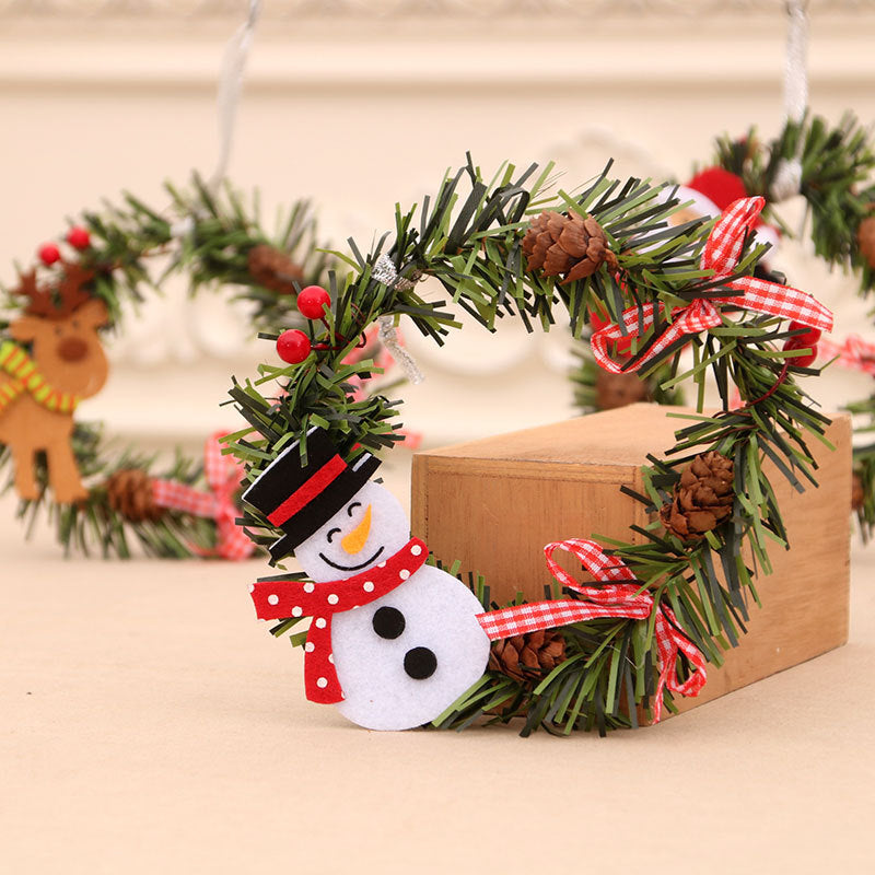 Decorative Snowman Wreath Kalsten