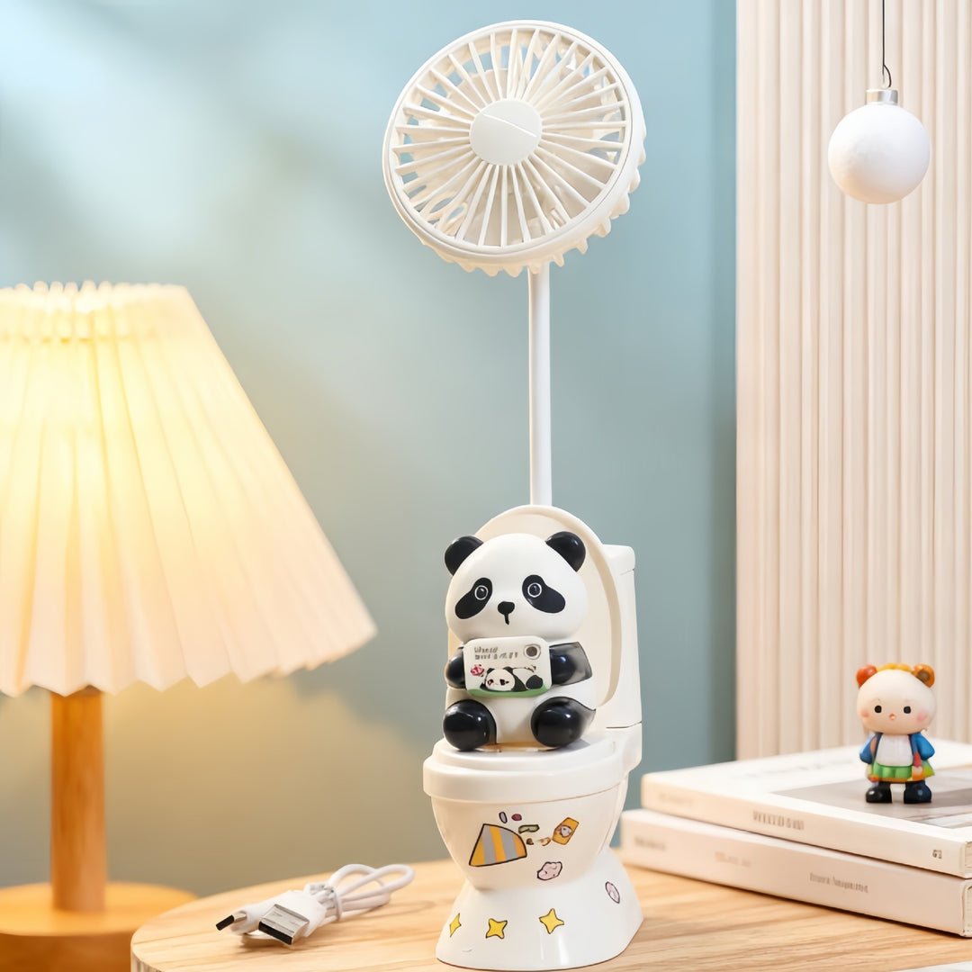 Women's Table Fan with Creative Bear Design Kalsten