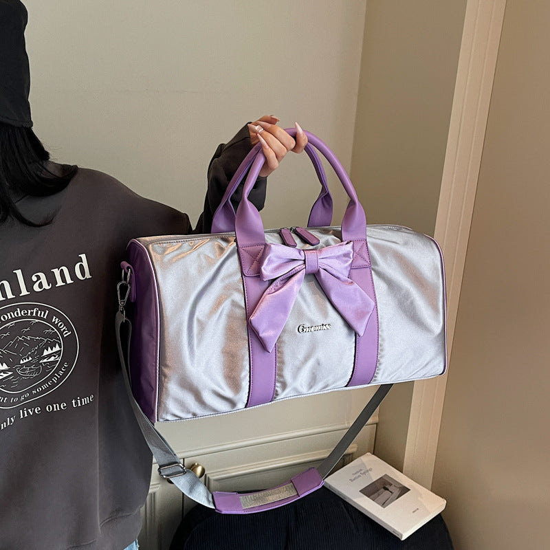 Elegant Bow Accent Duffel Bag Kalsten
