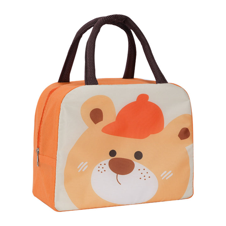 Insulated Lunch Cooler Bag with Cute Animal Design