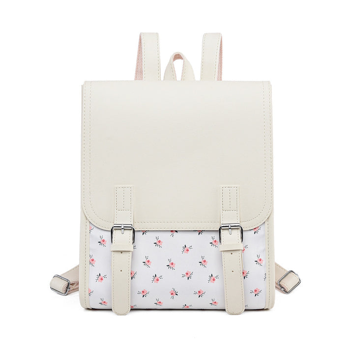 Floral Print Structured Backpack Kalsten