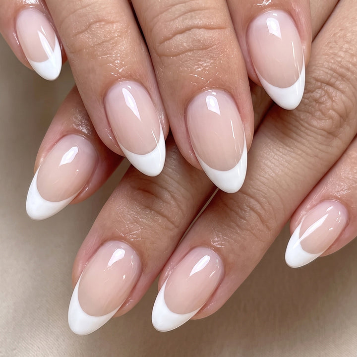 French Tip Press-On Nail Set