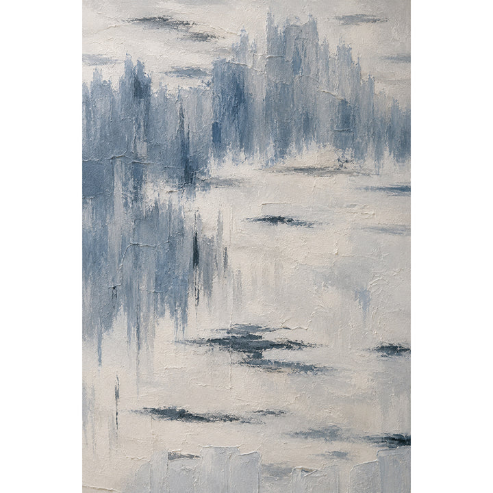 Textured Abstract Canvas Art Print for Walls