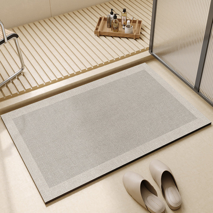 Modern Geometric Bath Mat Kalsten