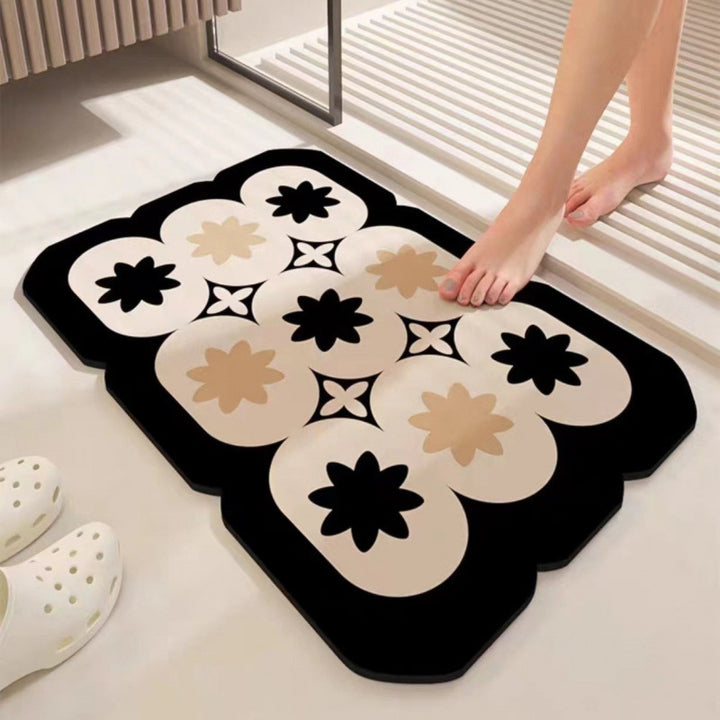 Abstract Geometric Bath Mat Kalsten