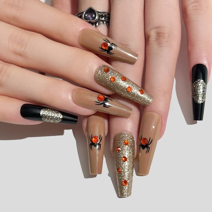 Artistic Nail Art with Creepy Designs Kalsten