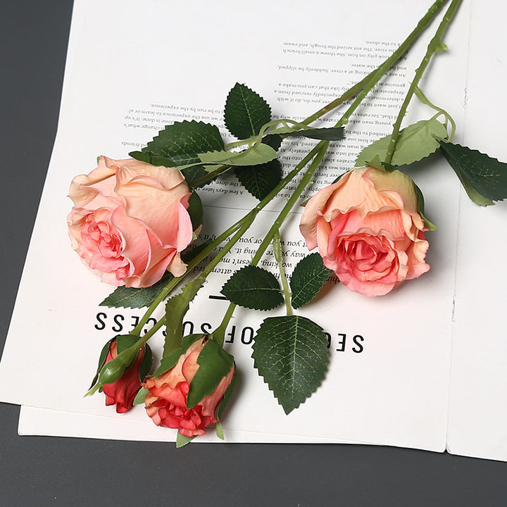 Realistic Faux Rose Stem