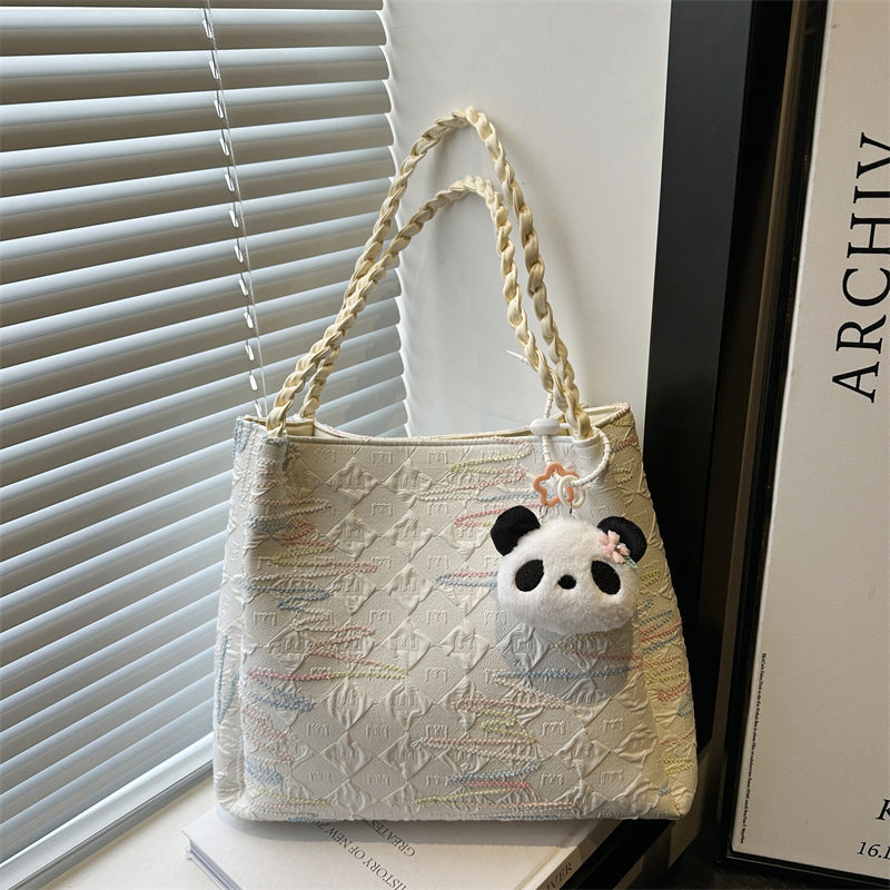 Quilted Decorative Shoulder Bag Kalsten