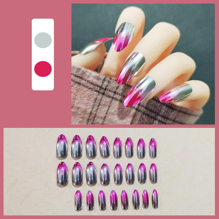 Metallic Ombre Press-On Nail Set
