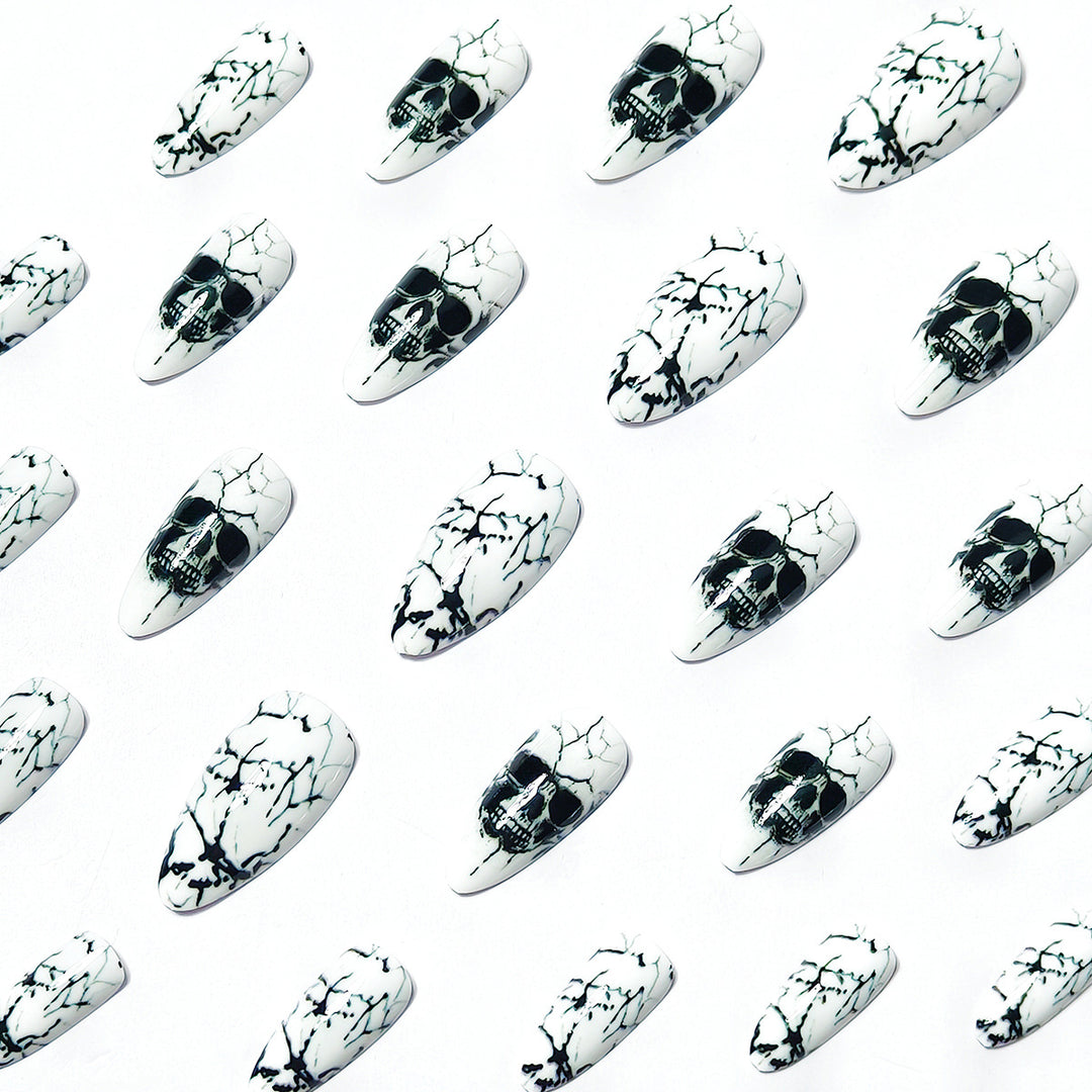 Artistic Skull Design Nail Wraps Kalsten
