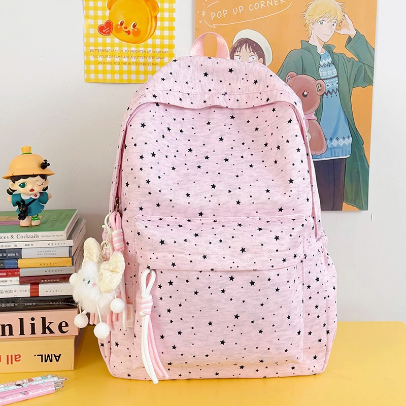Star-Print Casual Backpack Kalsten