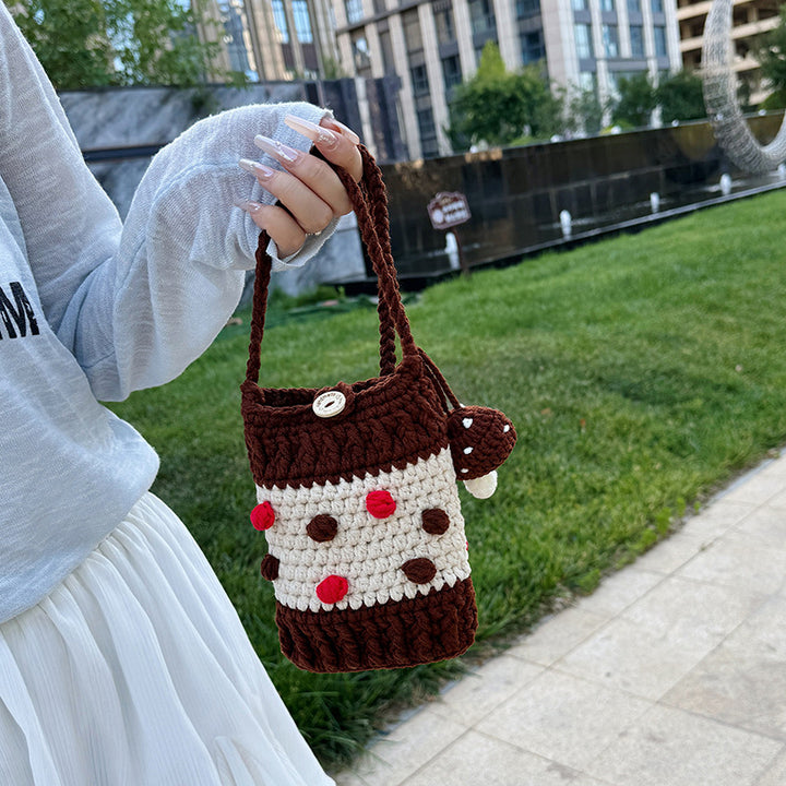 Fun Crochet Dessert-Themed Handbag