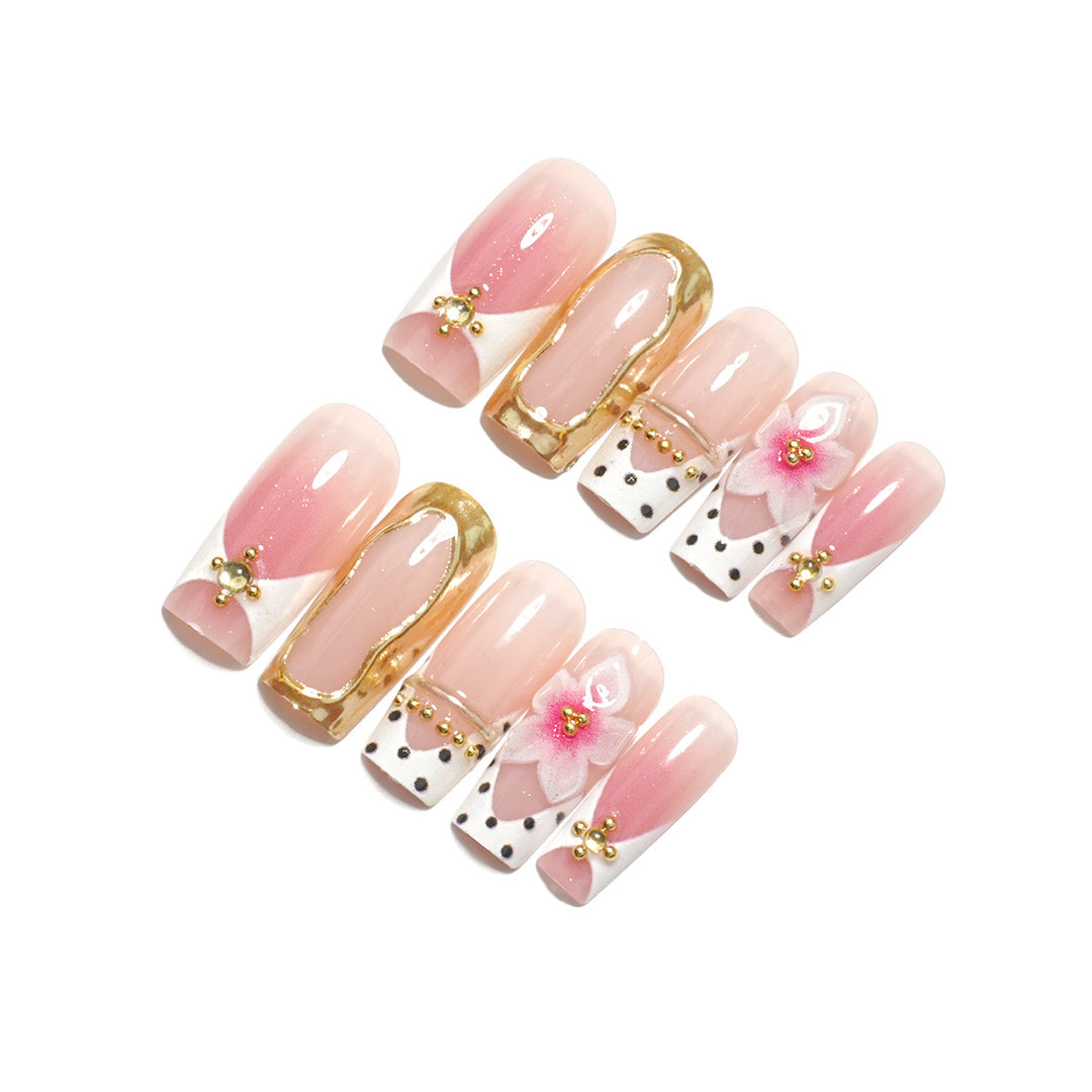 Elegant Designer Press-On Nails