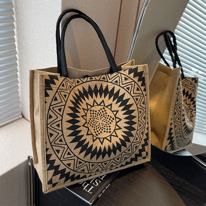 Eco-Friendly Jute Shopping Tote Bag