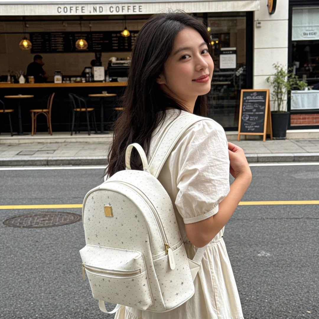 Women's Star-Patterned Mini Backpack Kalsten