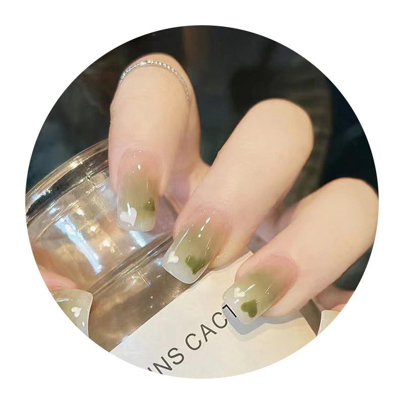 Sophisticated Glossy Press-On Nail Set Kalsten