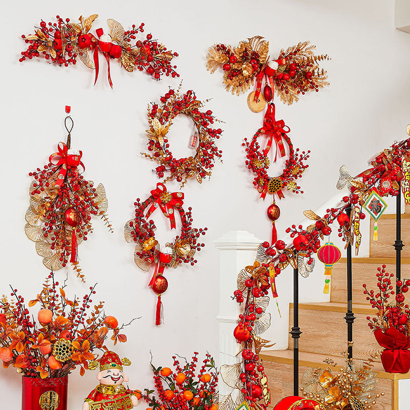 Decorative Berry Branch Garland