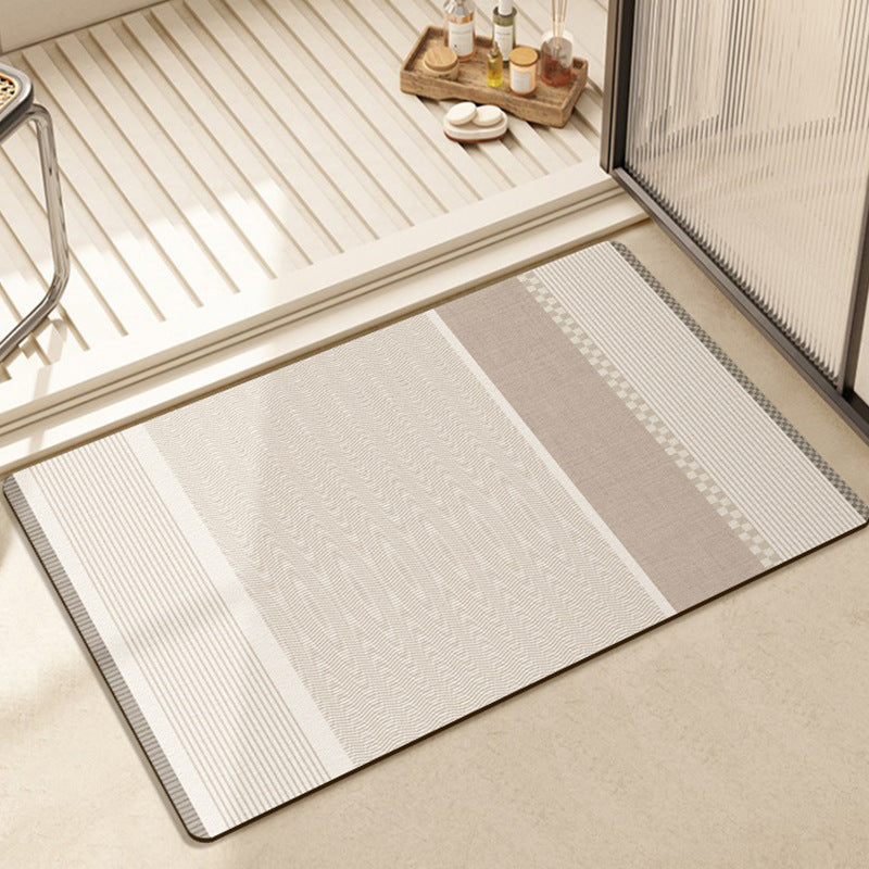 Modern Textured Bath Mat Kalsten