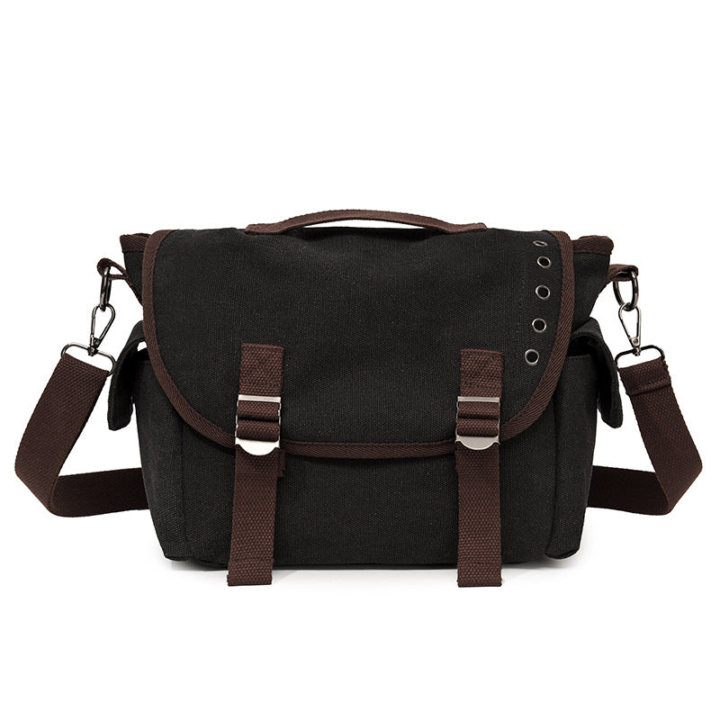 Canvas Crossbody Satchel Bag Kalsten