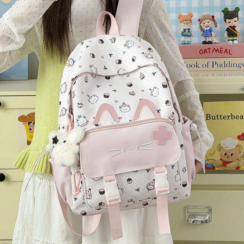 Cartoon-Themed Cat Ears Backpack Kalsten