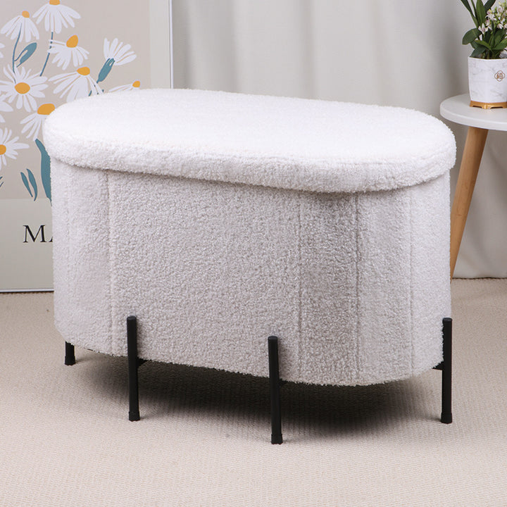 Plush Storage Ottoman Kalsten