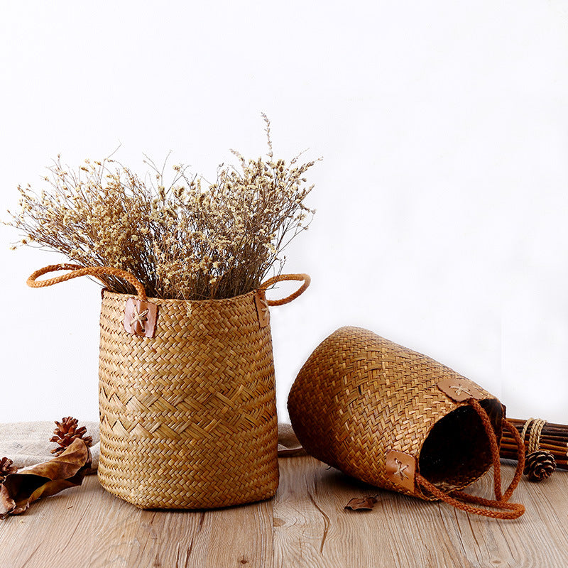 Handwoven Decorative Plant Basket Kalsten