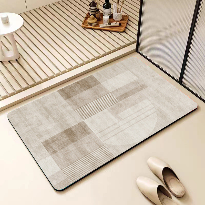 Modern Abstract Bathroom Mat