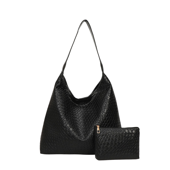 Woven Leather Shoulder Bag Kalsten