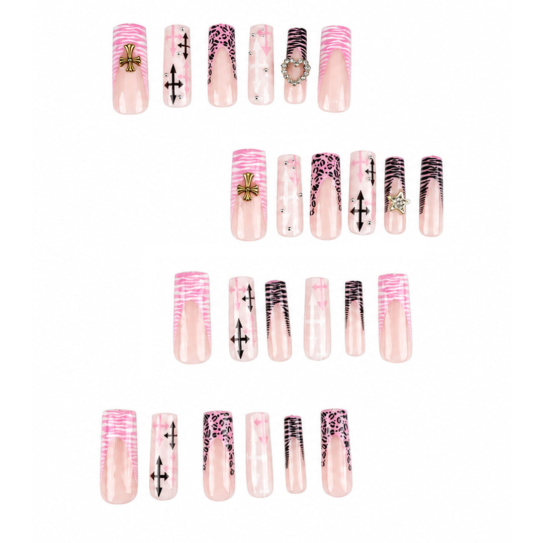 Decorative Press-On Nails Set