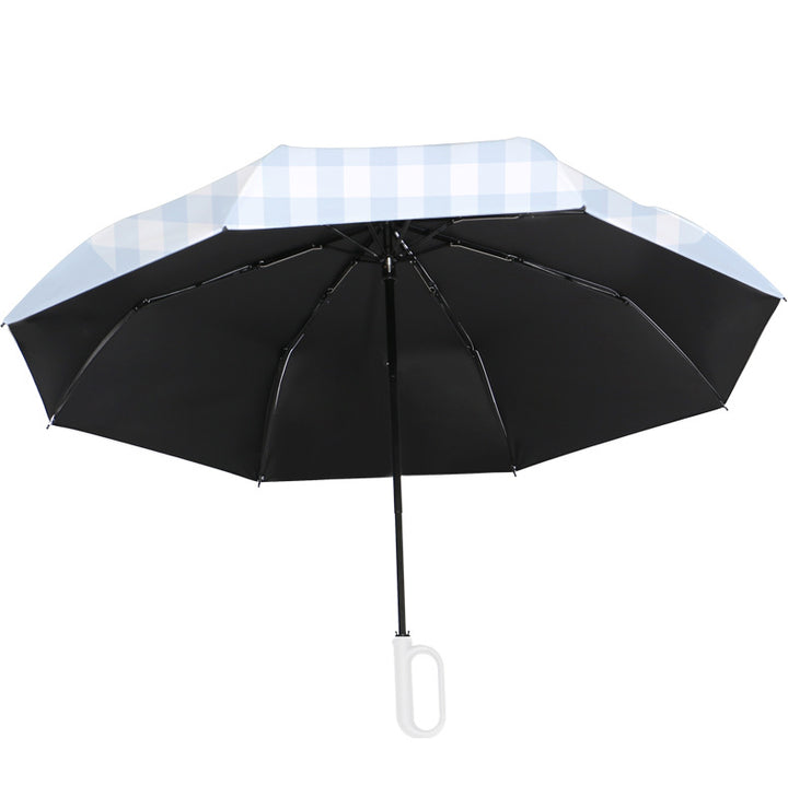Ladies Automatic Folding Umbrella with Playful Dog Design Kalsten