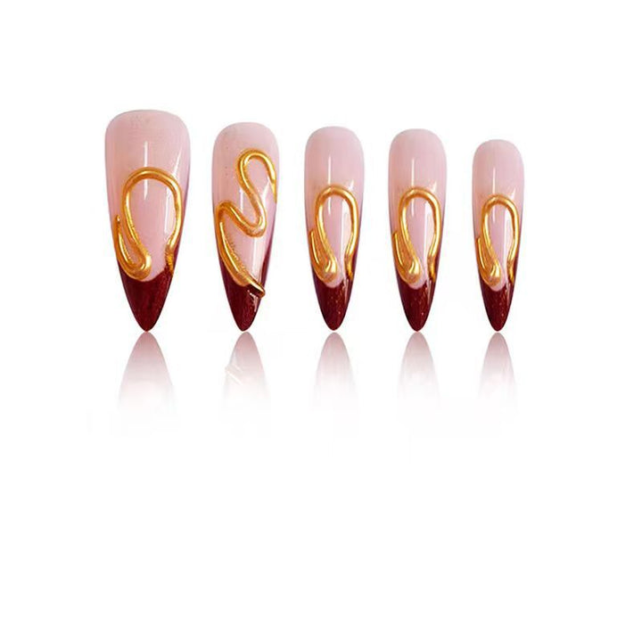 Elegant Sculpted Nail Enhancements Kalsten