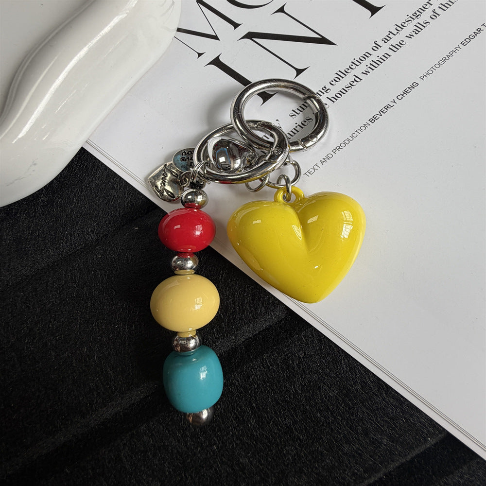 Decorative Heart-Themed Keychain Kalsten